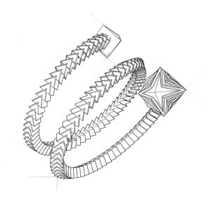 Silver Cascade Bracelet