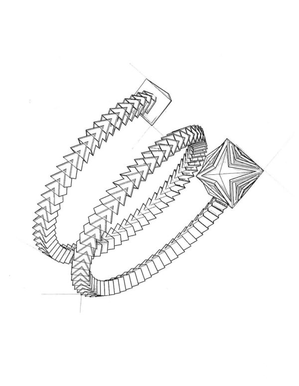 Silver Cascade Bracelet