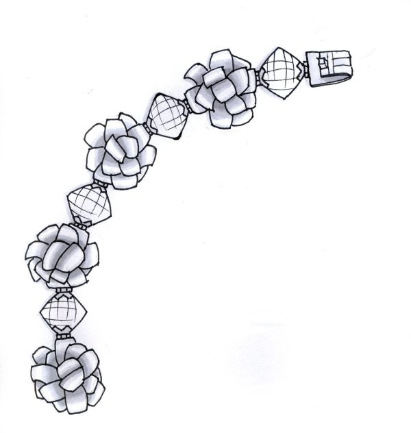 Silver Cascade Bracelet - Image 2